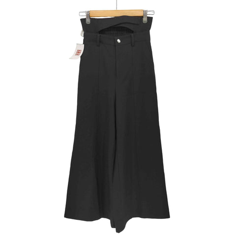 ハレ HARE フロントカットワイドフレアパンツ レディース FREE
