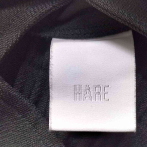 ハレ HARE フロントカットワイドフレアパンツ レディース FREE