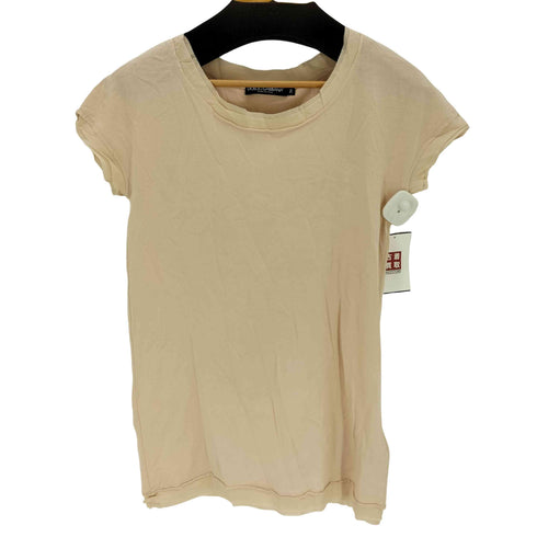 ドルチェアンドガッバーナ DOLCE&GABBANA コットンシルク クルーネックTシャツ レディース 36