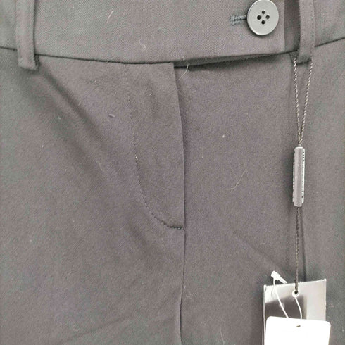 エンポリオアルマーニ EMPORIO ARMANI イタリア製 裾ダブル ノータック ウール スラックス レディース EUR:38