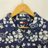 トミーヒルフィガー TOMMY HILFIGER ハイビスカス オープンカラー アロハシャツ ボックスシルエット メンズ import:M
