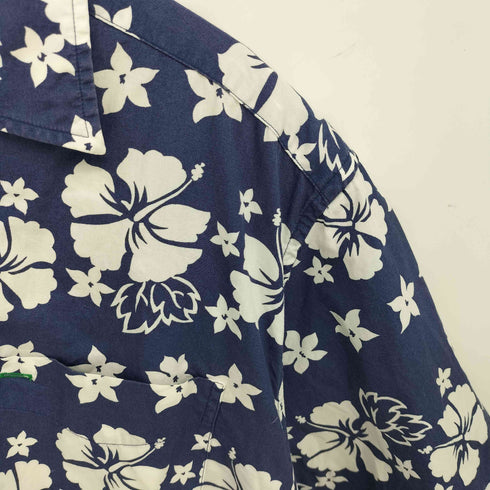 トミーヒルフィガー TOMMY HILFIGER ハイビスカス オープンカラー アロハシャツ ボックスシルエット メンズ import:M