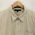 トミーヒルフィガー TOMMY HILFIGER ボーダーパターン レギュラーカラーシャツ S/S メンズ import:XL