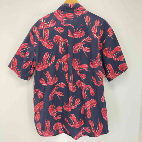 トミーヒルフィガー TOMMY HILFIGER ロブスター柄 S/S BDシャツ メンズ import:XL