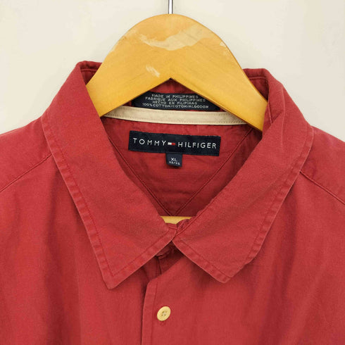 トミーヒルフィガー TOMMY HILFIGER レギュラーカラーシャツ S/S メンズ import:XL