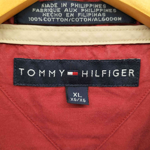トミーヒルフィガー TOMMY HILFIGER レギュラーカラーシャツ S/S メンズ import:XL