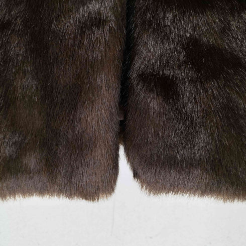 エイチアンドエム H&M Y2K フェイクファーショートコート レディース