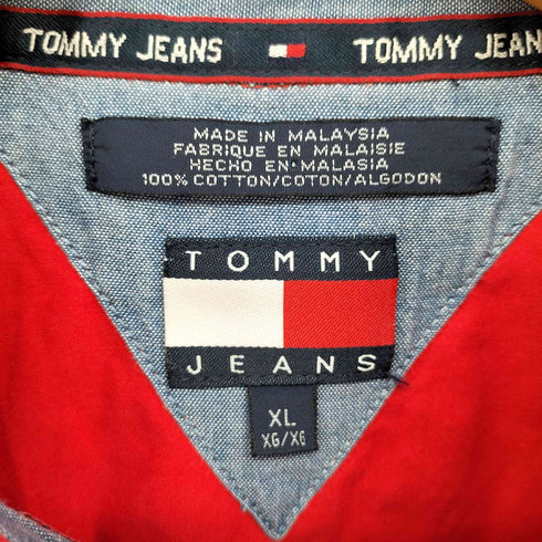 トミーヒルフィガー TOMMY HILFIGER レギュラーカラーシャツ メンズ import:XL