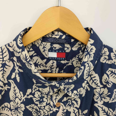 トミーヒルフィガー TOMMY HILFIGER 総柄 S/S アロハシャツ メンズ