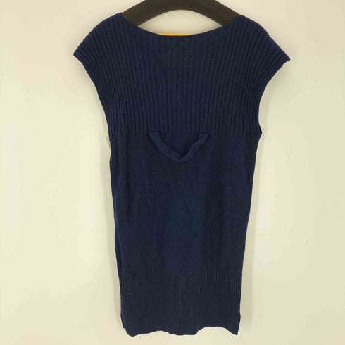 エムエムシックスメゾンマルジェラ MM6 Maison Margiela カシミヤ棍 ニットノースリーブワンピース レディース S