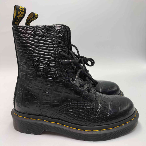 ドクターマーチン Dr.Martens PASCAL CROC クロコ型押し 8ホール レザーブーツ レディース UK:3