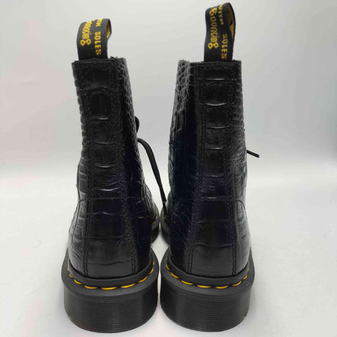 ドクターマーチン Dr.Martens PASCAL CROC クロコ型押し 8ホール レザーブーツ レディース UK:3