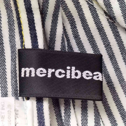 メルシーボークー mercibeaucoup アシンメトリーデザインストライプスカート レディース 1