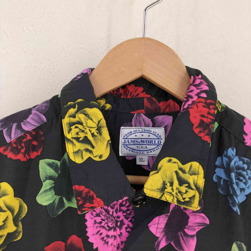 JAMS WORLD 80-90s 花柄 レギュラーカラーシャツ メンズ import:XL