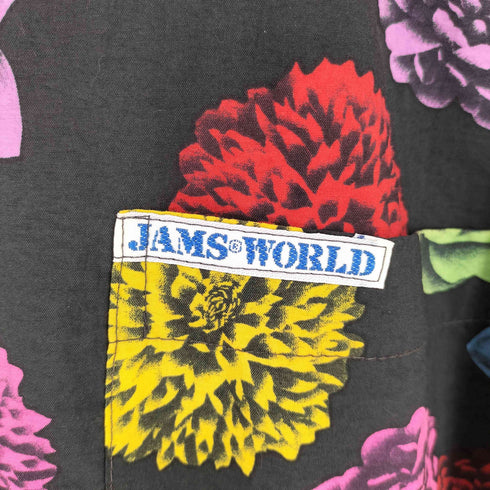 JAMS WORLD 80-90s 花柄 レギュラーカラーシャツ メンズ import:XL