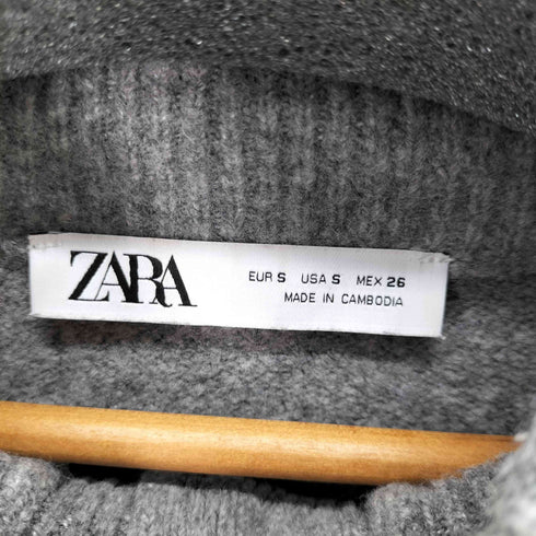 ザラ ZARA オーバーサイズ ハイネックセーター レディース import:S