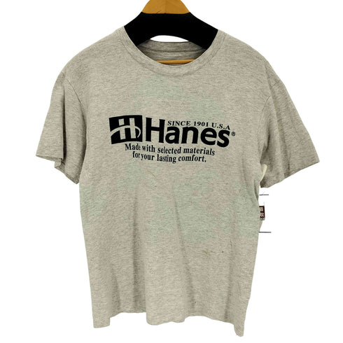 ヘインズ Hanes 90S フロントプリントクルーネックS/S Tシャツ メンズ