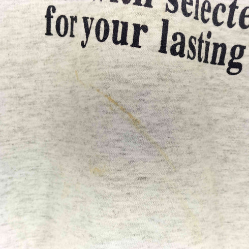 ヘインズ Hanes 90S フロントプリントクルーネックS/S Tシャツ メンズ