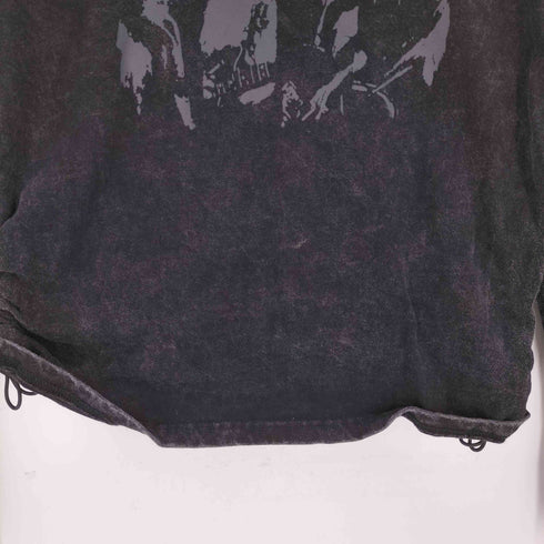 フロントプリントクルーネックL/S Tシャツ Y2K レディース JPN:M