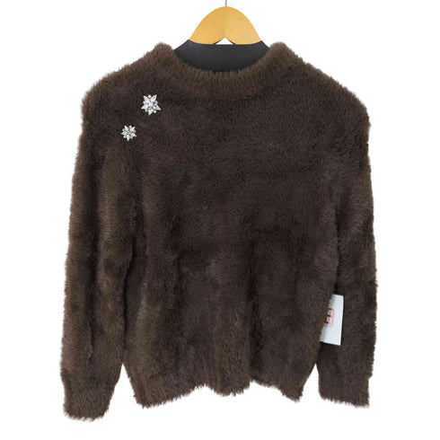 ザラ ZARA ビジュー シャギーニット レディース import:S