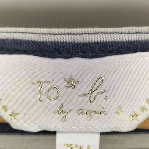 トゥービーバイアニエスベー To b. by agnes b. ボーダー切替ワンピース レディース TU