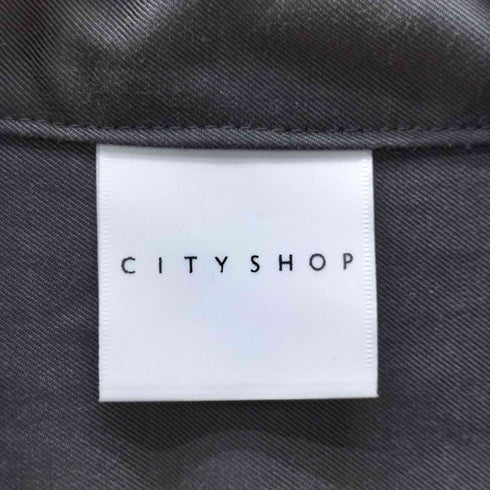 シティショップ CITYSHOP 20AW Cu/C BIG SHIRT ビッグ シャツ レディース