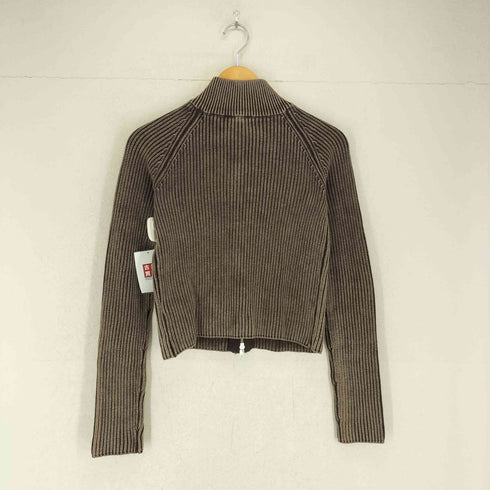 ラグアジェム LAGUA GEM Y2K METAL MOTIF ZIP ニット レディース FREE