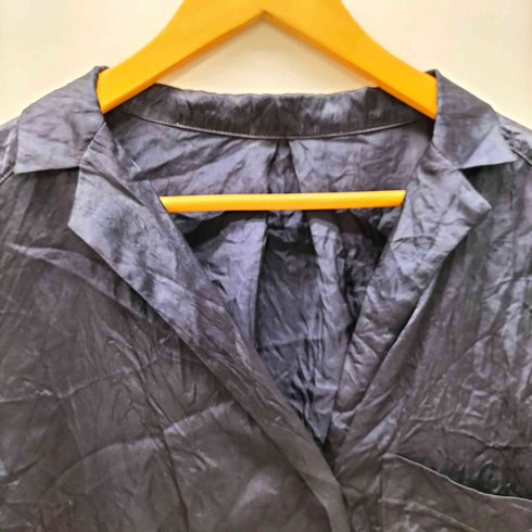 ソロヴ SOLOV 23SS WASHER SHIRT ワッシャー オープンカラー シャツ レディース FREE