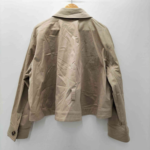 ザラ ZARA 比翼ボタン クロップド ショート ジャケット レディース import:L