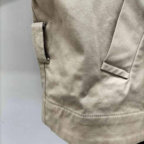 ザラ ZARA 比翼ボタン クロップド ショート ジャケット レディース import:L