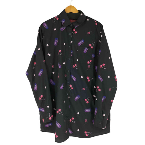 JAMIE エーエヌケー 総柄 ロングシャツ レディース