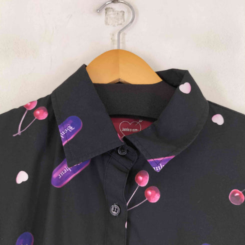 JAMIE エーエヌケー 総柄 ロングシャツ レディース