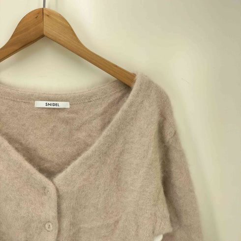 スナイデル snidel 24AW フォックスアルパカショートカーディガン レディース ONE SIZE