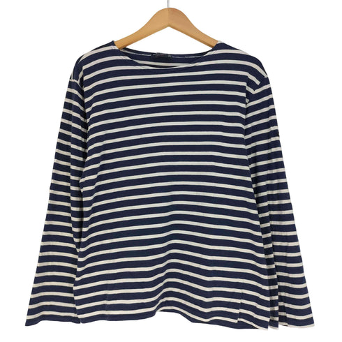 セントジェームスアトリエ SAINT JAMES LATELIER フランス製 ボートネック ボーダー Tシャツ メンズ import:M