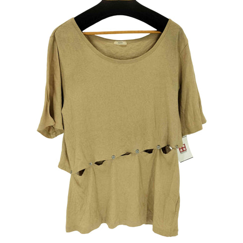 フーワット WhoWhat 2WAYルーズネック S/S Tシャツ メンズ JPN:M