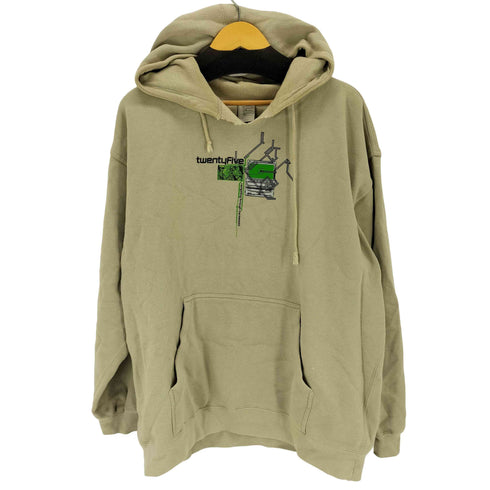 TWENTYFIVE プリントプルオーバーパーカー メンズ JPN:XL