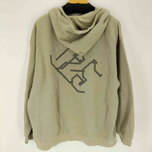 TWENTYFIVE プリントプルオーバーパーカー メンズ JPN:XL