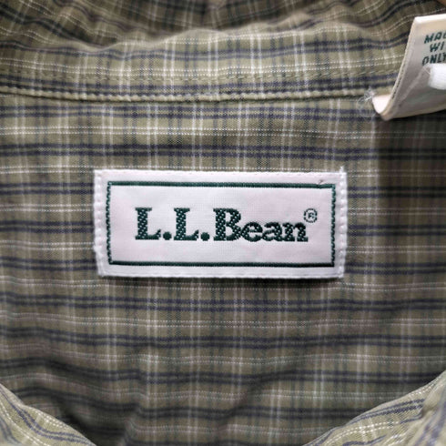 エルエルビーン L.L.Bean 70s-80s BD 半袖チェックシャツ メンズ JPN:L