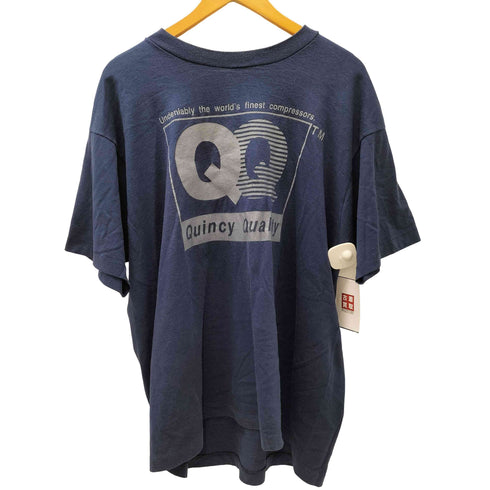 スクリーンスターズ SCREEN STARS BEST 90S USA製 Quincy Quality 企業ロゴ プリント 半袖 Tシャツ シングルステッチ ビックサイズ メンズ XXL