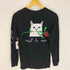 リップンディプ RIPNDIP Lord Nermal ロードナーマル キャラクター 薔薇 バック プリント L/S カットソー ロンT メンズ import:S