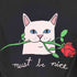 リップンディプ RIPNDIP Lord Nermal ロードナーマル キャラクター 薔薇 バック プリント L/S カットソー ロンT メンズ import:S