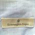 エルメネジルドゼニア Ermenegildo Zegna 千鳥格子 チェック ワイドカラー ドレス シャツ メンズ 41/16