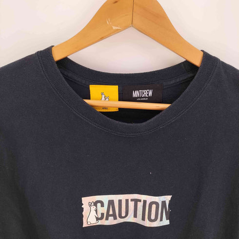 エフアールツー FR2 MINTCREW コラボ BOX CAUTION プリント L/S カットソー ロンT メンズ JPN:M