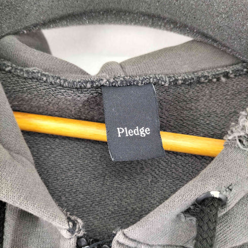 プラージュ PLAGE ダブルジップ ダメージ加工 フーディ メンズ 48