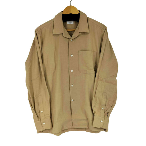 フェアファクス FAIRFAX L/S コットン 開襟シャツ メンズ M