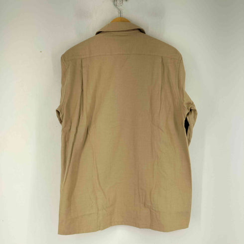 フェアファクス FAIRFAX L/S コットン 開襟シャツ メンズ M