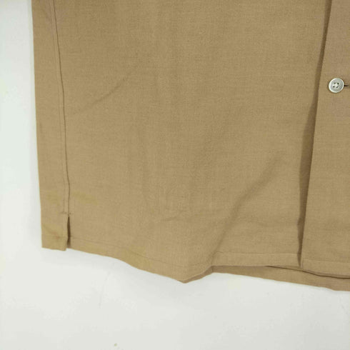 フェアファクス FAIRFAX L/S コットン 開襟シャツ メンズ M