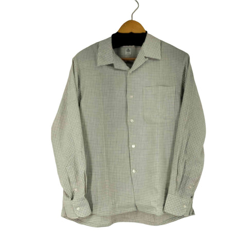 トーマスメイソンフォーフェアファクス THOMAS MASON for FAIRFAX L/S チェック 開襟シャツ メンズ M
