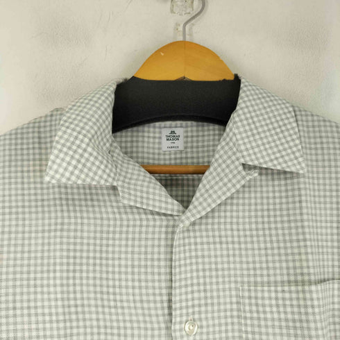 トーマスメイソンフォーフェアファクス THOMAS MASON for FAIRFAX L/S チェック 開襟シャツ メンズ M