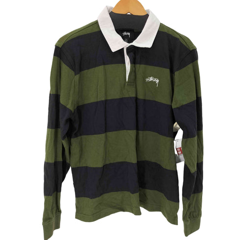 ステューシー Stussy Classic Stripe Rugby ストライプ ラガーシャツ メンズ import:S